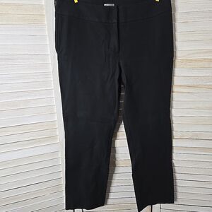 Chico’s Black Dress Pants Women's Size 2 Classic Straight Leg Business Casual